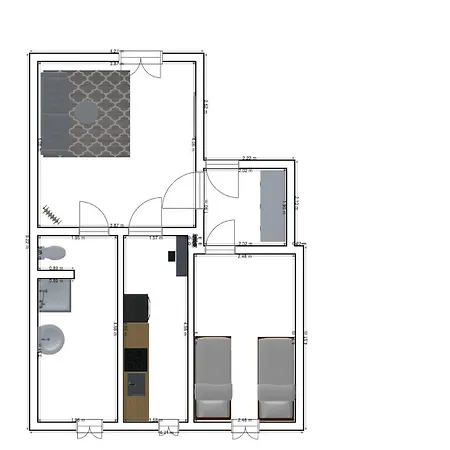 Emas 8 Mit 2 Einzelbetten, Kueche, Dusche, Tv