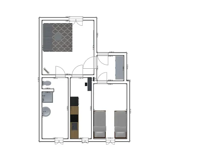 Emas 8 Mit 2 Einzelbetten, Kueche, Dusche, Tv