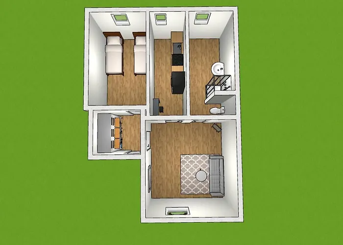 Emas 8 Mit 2 Einzelbetten, Kueche, Dusche, Tv 公寓 克雷费尔德